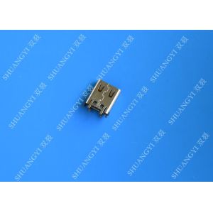 Electrical SMT DIP 24 Pin USB Connector USB 3.1 Type C Female 10000 Cycles