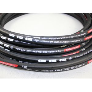 5/16" SAE 100 R1 AT Hydraulic Rubber Hose For CO2 Powder And Foam Extinguishers