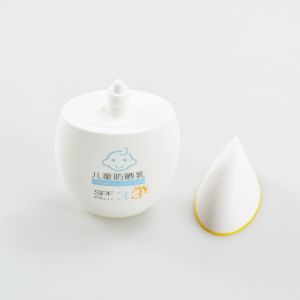 Water Drop Shaped Sunscreen Container 50ML Capacity 30% Deposit 70% Balance