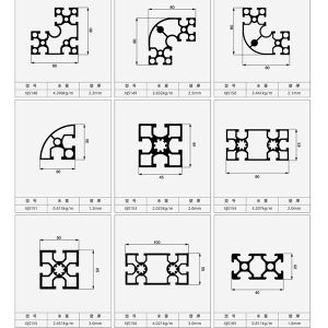 ISO9001 Extrusion Aluminum Profiles Anodizing Surface For Construction