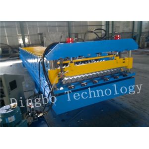 Corrugated Steel Metal Roll Forming Machine with Speeds Up to 30 m / min