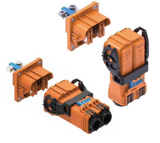 Quality Neopower High Current 300A 1000V Automotive 2 Pin Power Connector with HVIL for EV Battery & Motor Controllers wholesale