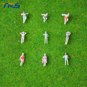 Cheap 1:150 scale model ABS plastic swimming figure 1cm for architectural model materials for sale