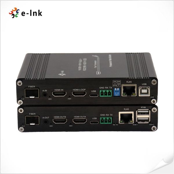 Multi-Function 4K60Hz with KVM, Audio, RS232 or RS485, 10/100M TCP/IP, IR, EDID