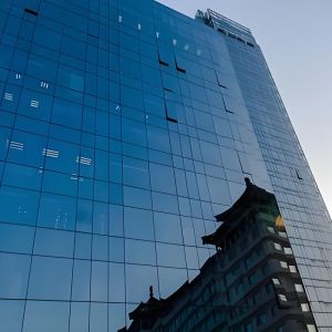 China Rectangular Metal Curtain Wall Aluminum Frame Sustainable Design on sale