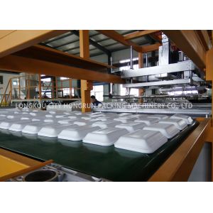 Wind Cooled Lunch Box Making Machine , Plastic Foam Sheet Extrusion Machinery