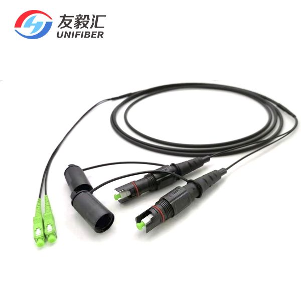 Quality Pre Connectorized Optitap SC APC Drop Cable Assemblies 2 Core wholesale