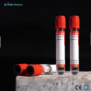 Vacuum Plain Red Top Blood Tube No Additive For Collection And Storage