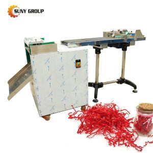 380v/50HZ Crinkle Straight Paper Strips Cutting Machine Folding Paper Thread