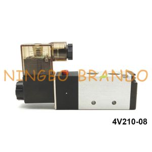 1/4" NPT 4V210-08 Pneumatic Solenoid Valve Airtac Type 5/2 Way 220V