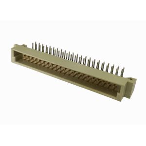 Right Angle DIN 41612 Connector 2X22 Pin , Circuit Board Header Connector