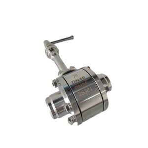 Manual Butt Welding Long Stem SS304 Or SS316 Customize Pressure Cryogenic Ball