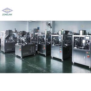 Professional soft tube filling and sealing machine for toothpaste