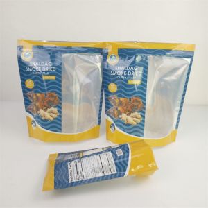 CMYK Pantone Resealable Zipper Pouch Smell Proof Recyclable PVC CPE MOPP