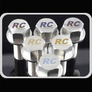 GR5 Lug Titanium Wheel Nuts M12x1.25 M12x1.5 M14x1.5 M14x1.25 With PVD Coating