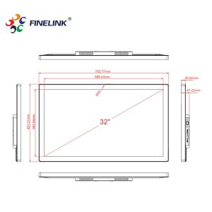 32 Inch Touch Screen Monitor Commercial Computer Touch Screen For Desktop