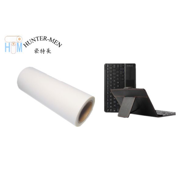 Quality Lower Temperature Milky Translucent Hot Melt Adhesive Film For Bonding Leather / Plastics wholesale