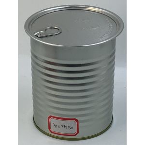 175mm Three Piece Tin Food Containers 3KG Capacity Customizable Printing