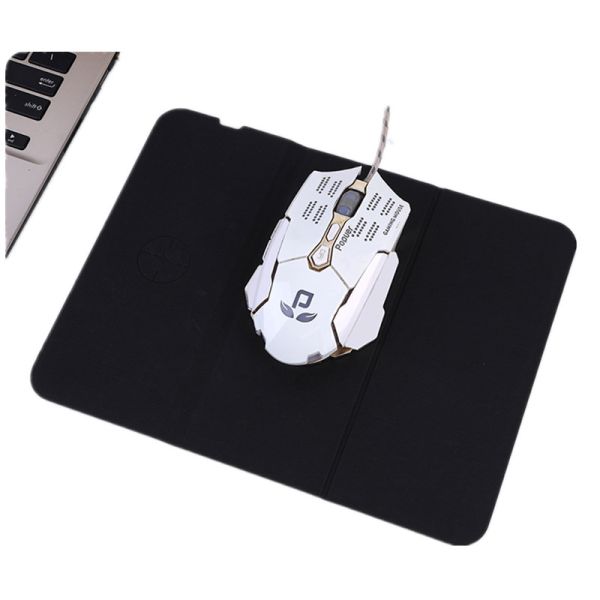 Quality Custom Logo Print Promotional Mouse Pad , Pu Wireless Charger Mouse Pad wholesale