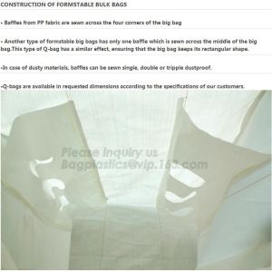 Flat bottom open mouth virgin PP woven bags 1000kgs 1 ton jumbo bags big fibc