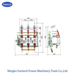 IEC 60420 10KV High Voltage Vacuum Load Break Switch