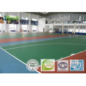 Outdoor Basketball Court Flooring Material , Modular Basketball Flooring High Rebound Force