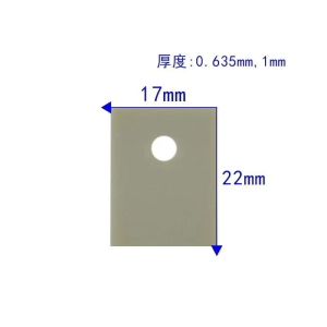 Polished Ceramic Substrate Plate 10x10mm for Customer Requirements