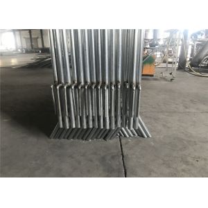 Hot Dipped Galvanized Crowd Control Barriers 1100mmx2500mm width 300gram/sqm hot
