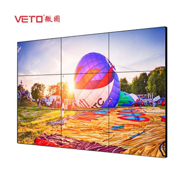 Dustproof Wall Mounted Digital Advertising Display Multi Screen Random Stitching