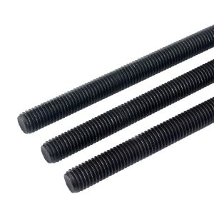 Black Zinc Plated Black Oxide DIN938 Stud Bolts with Grade 4.8/ 8.8/ 10.9/ 12.9