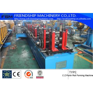 GCr15 C Z Purlin Roof Panel Roll Forming Machine