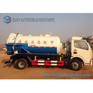 Dongfeng Q235 Carbon Steel Tank Sewage Suction Tanker Truck 4X2