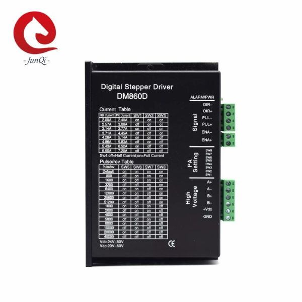 DM860D 2 Phase Stepper Motor Driver 2.4A 7.2A 24VDC 80VDC Engraving Cutting