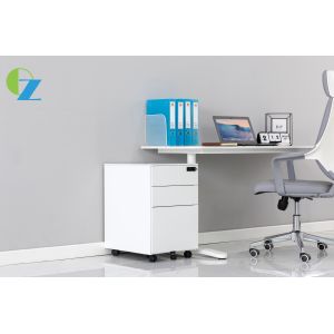 Electronic Password Lock 3 Drawers Mobile Pedestal Cabinet Under Office Desk