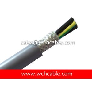 UL20567 Braided Shield Multicore Fire Retardant Polyurethane PUR Cable 60C 30V