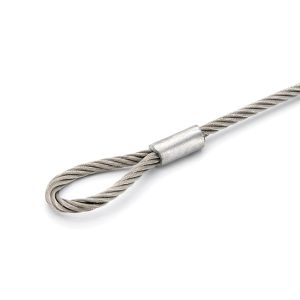 Custom Length 7x19 Stainless Steel Wire Rope With Swage Sleeves And Ferrules