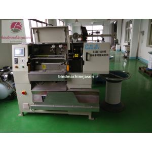 Cheap Spiral closing machine SSB420 with spiral lock for notebooks for sale