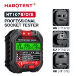 HT107 Socket Tester Pro Voltage Test RCD 5/30mA Socket Detector Ground Zero Line