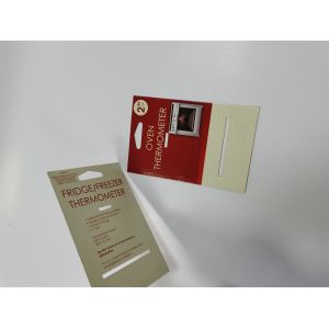 Folding Paper Blister Clamshell Packaging With Side Hard Paper Card