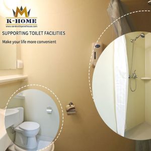 Sandwich Panels Flat Pack Prefab House Mining Site Accommodation Use