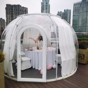 Waterproof Windproof Camping Polystyrene PC Bubble Tent Transparent Dome House
