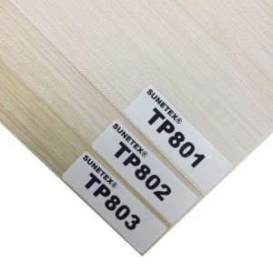 Double Layers Day Night Zebra Blinds Fabric For Window