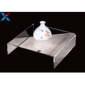 Jewelery Necklace Acrylic Display Stands Clear Plexiglass Display Table