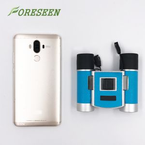 Compact Bird Watching Kids Toy Binoculars Center Focusing Blue Color