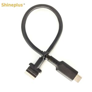 USB3.0 TO TYPEC MALE 20PIN connection wire Pin data cable rear USB transfer out