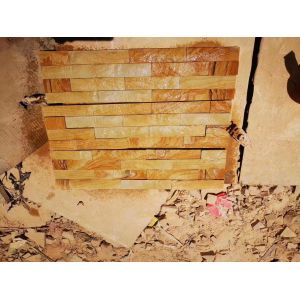 Customized Sandstone Veneer Cladding Building Stone Cladding For Exterior Walls