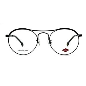 Cheap FM7124 Round Top Bar Stainless Steel Womens Optical Frames For A Timeless Chic Look for sale