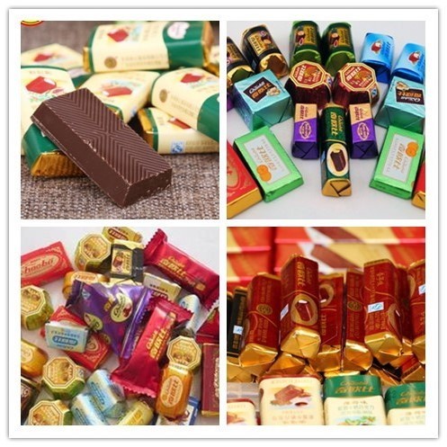 PLC Control Candy Bagging Machine Stainless Steel Candy Folding Packaging Machine