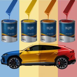 Brilliant Blue 1k Paint Liquid Coating Automotive Acrylic