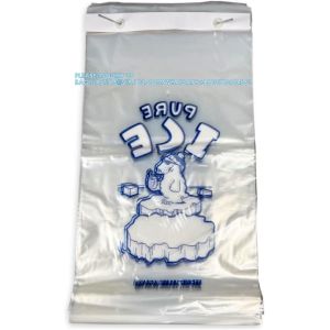 10 Lb Wicketed Ice Bags With Twist Ties For Ice Machine Strong Plastic 10 Lb Ice